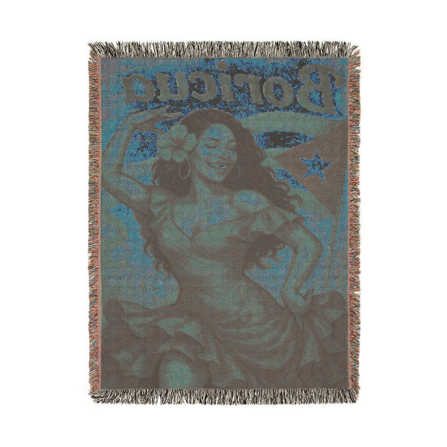 Boricua Woven Blanket