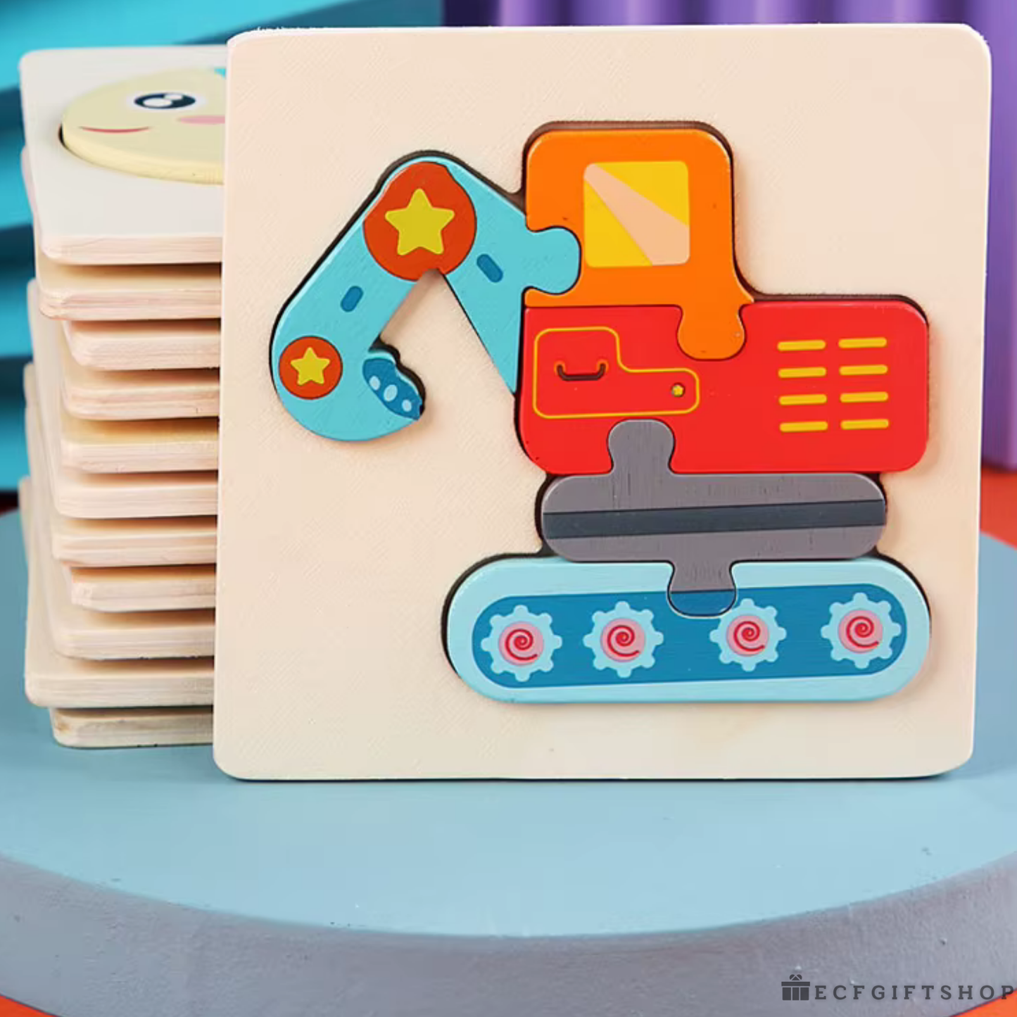 Smart Play Wooden Puzzle Set