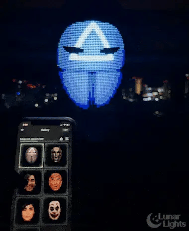 Phantom Glow LED Mask