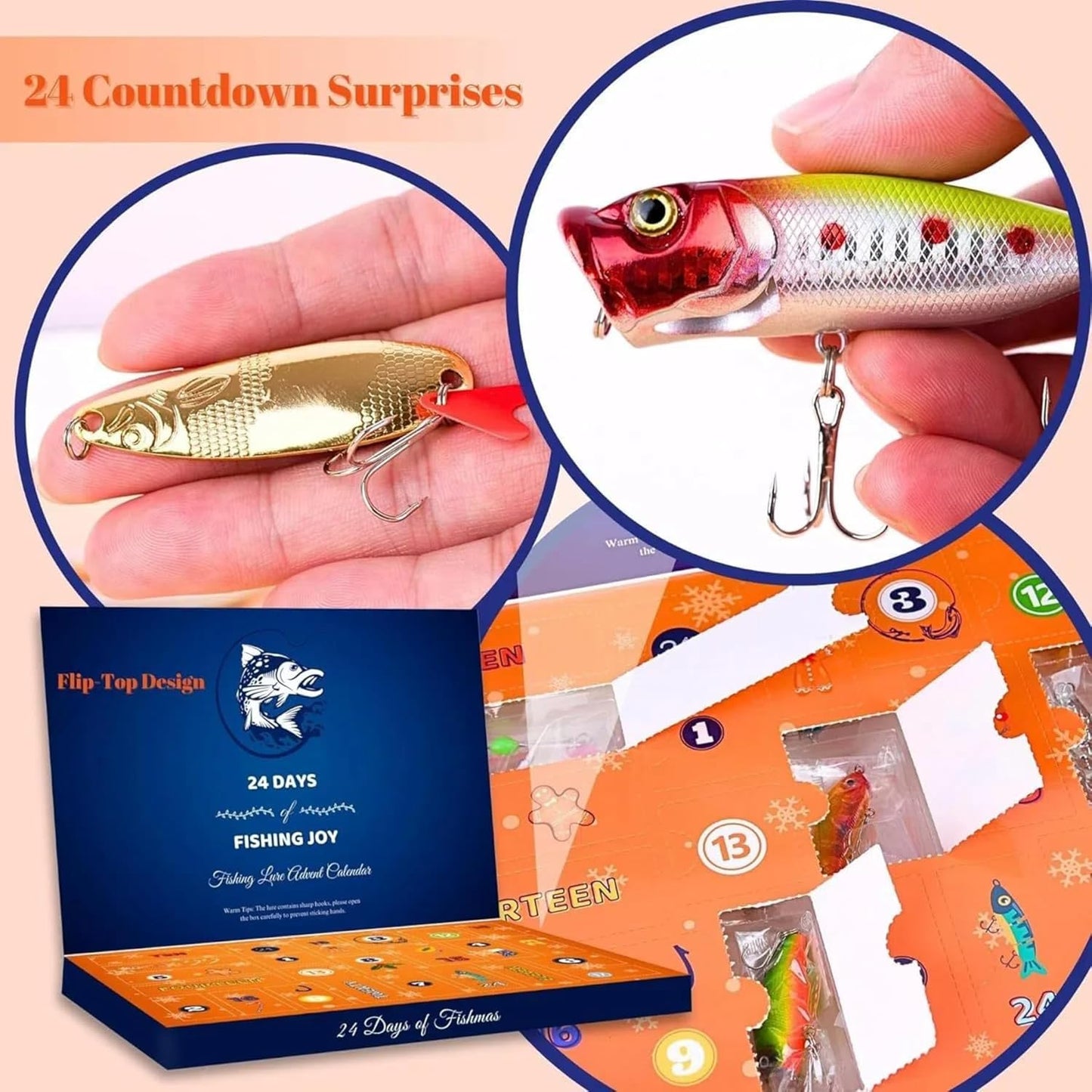 24 Day Angler's Holiday Countdown Calendar