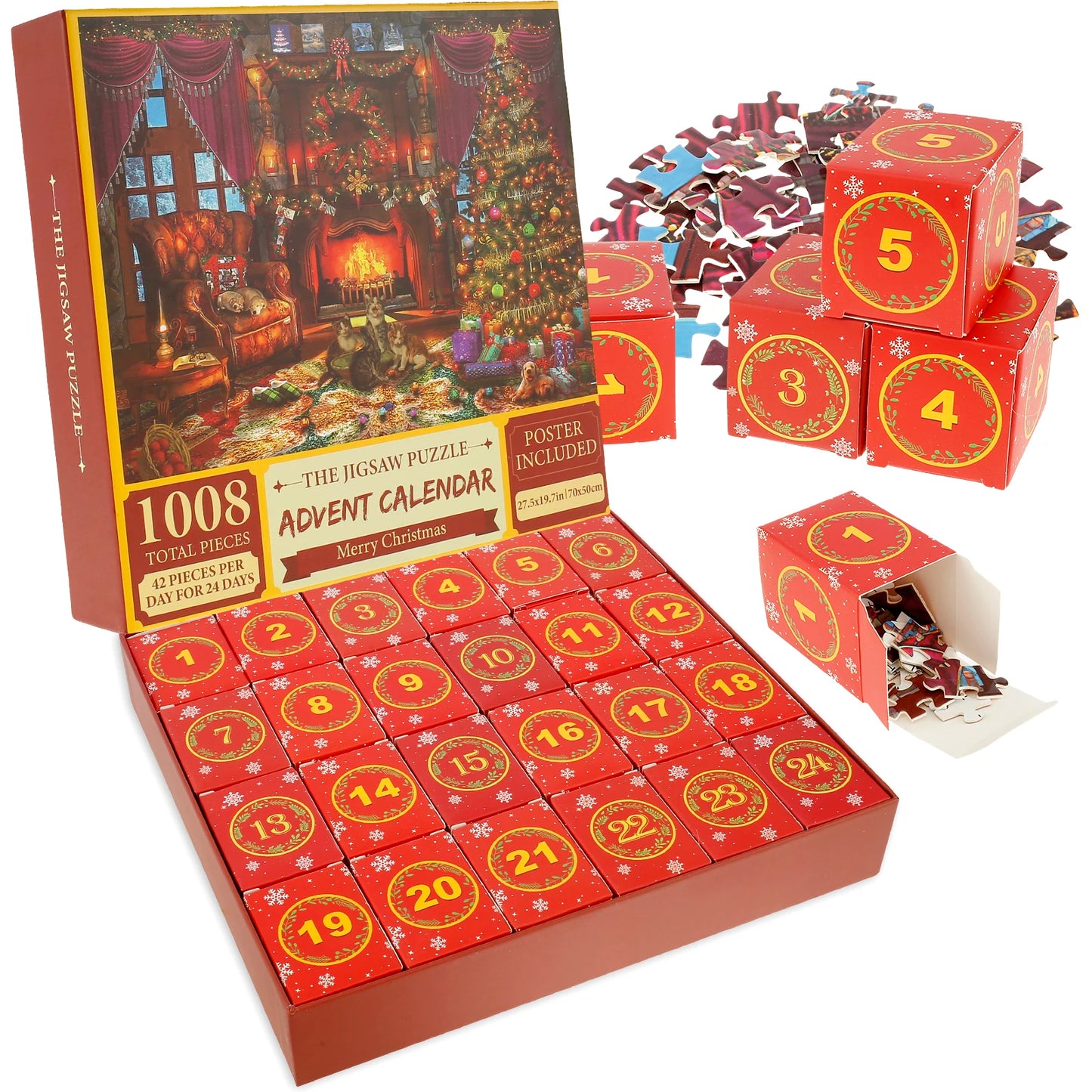 2024 Christmas Countdown Jigsaw Calendar
