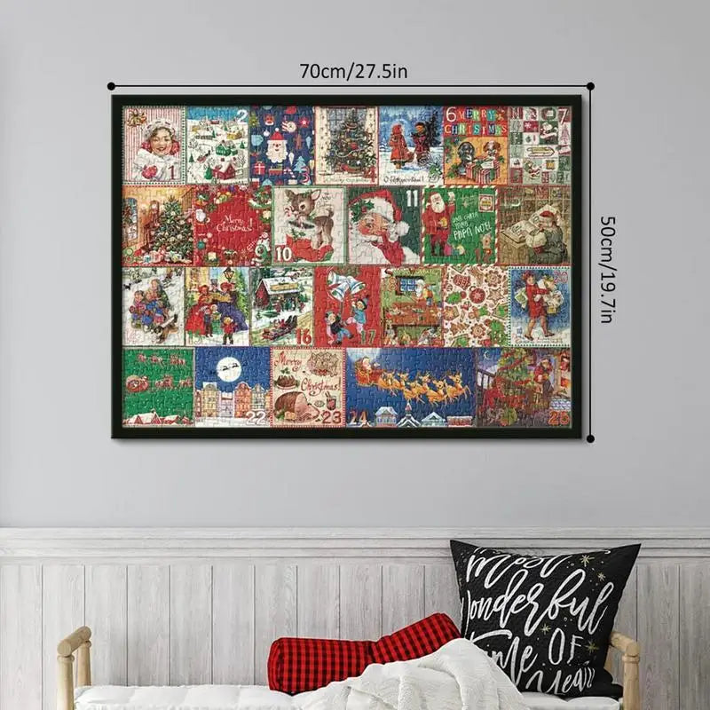 1000+ Piece Christmas Puzzle Countdown Calendar 📅