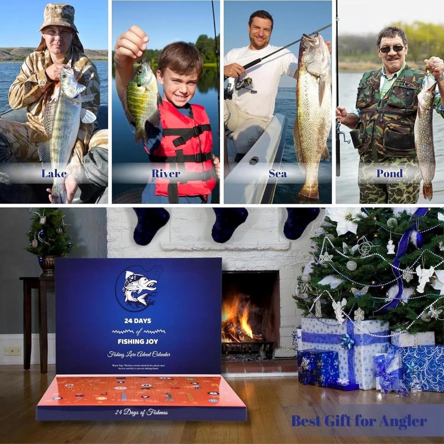 24 Day Angler's Holiday Countdown Calendar