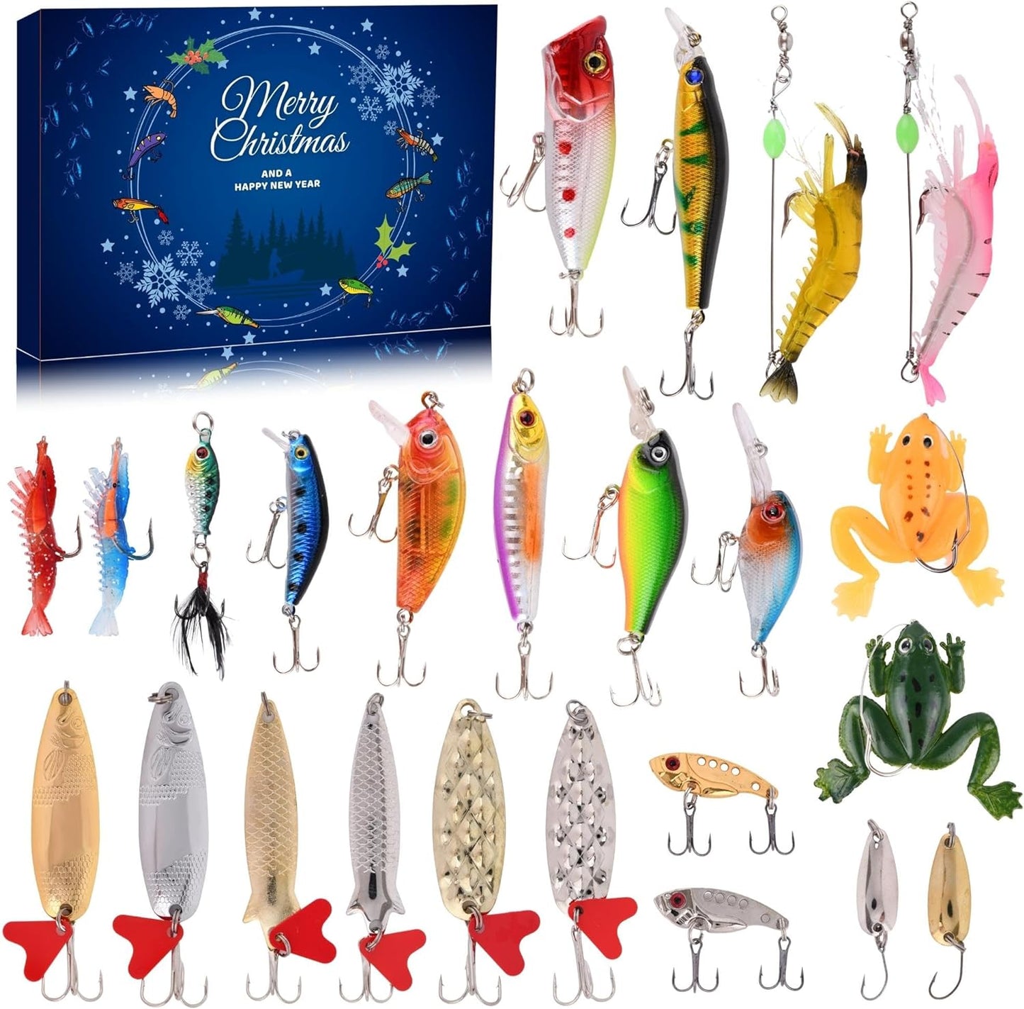 24 Day Angler's Holiday Countdown Calendar