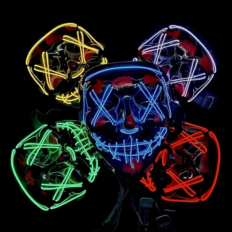 Vibrant Neon Mask