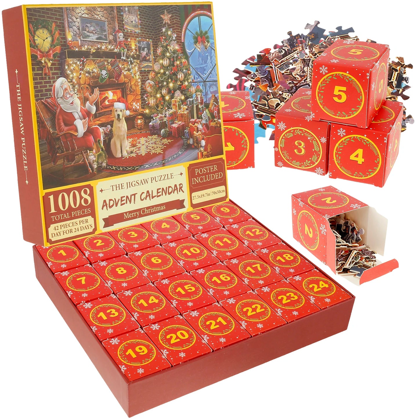 2024 Christmas Countdown Jigsaw Calendar