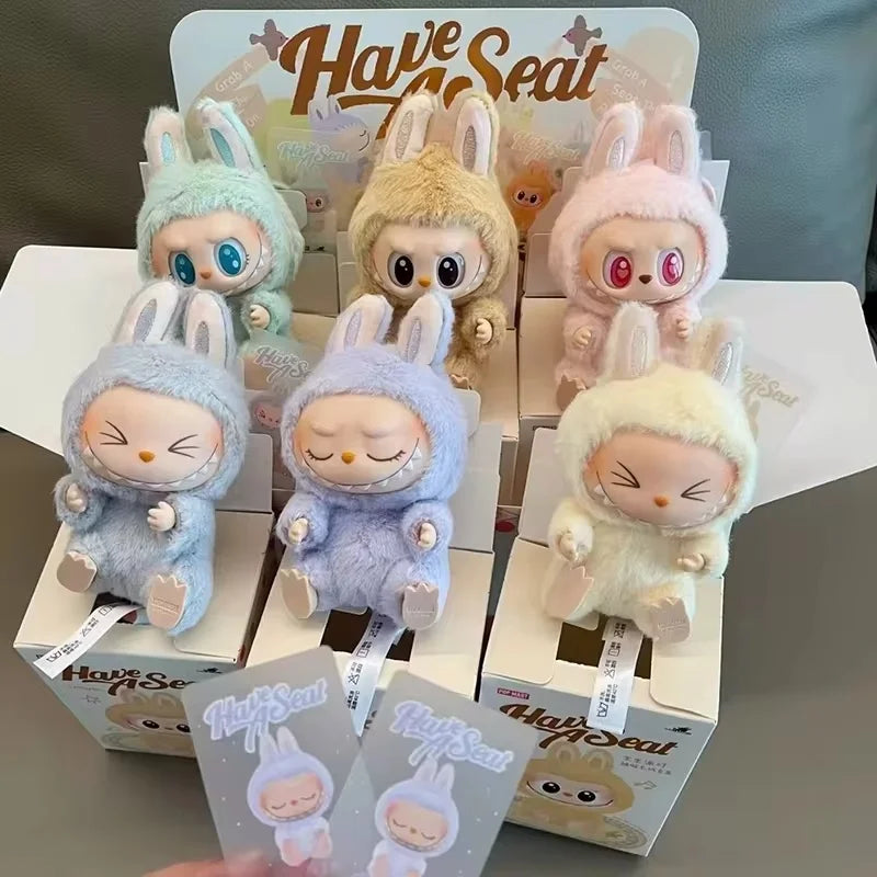 Labubu Have a Seat Edition Collectible Keychain Charm