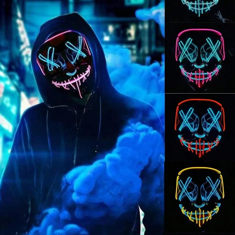 Vibrant Neon Mask