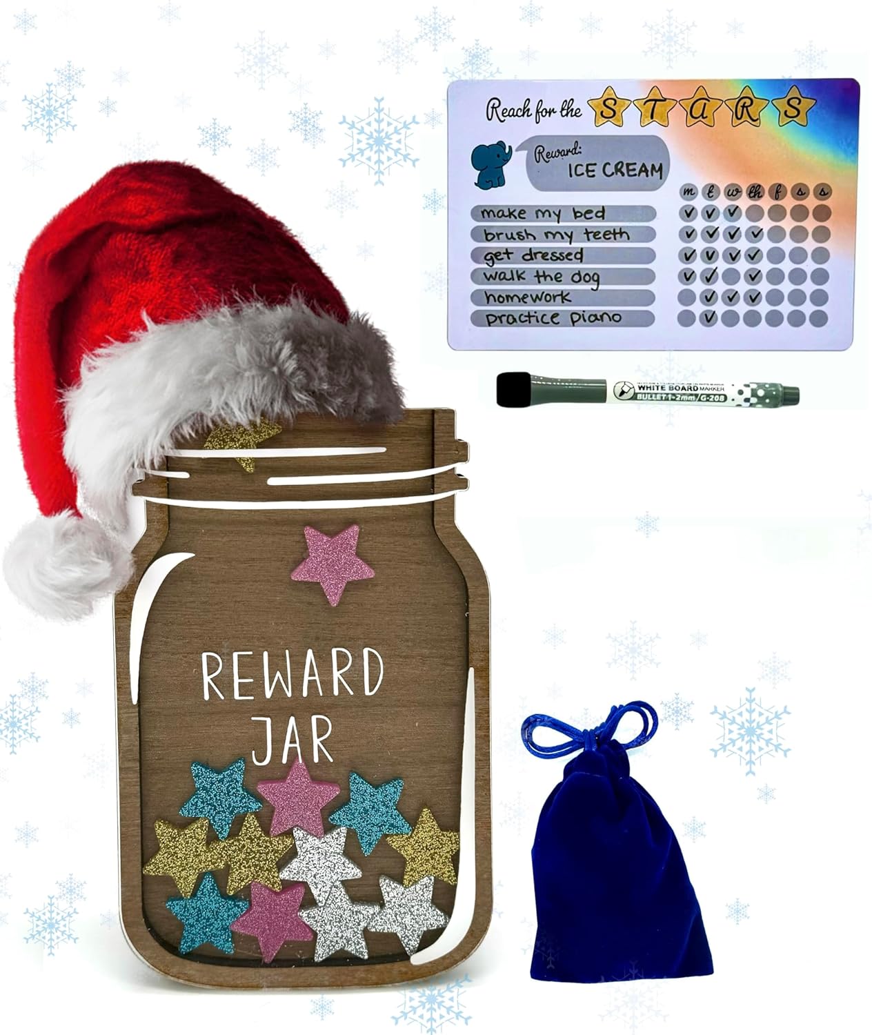 Magnetic Reward Jar for Kids β Encourage Good Habits with Every Star π
