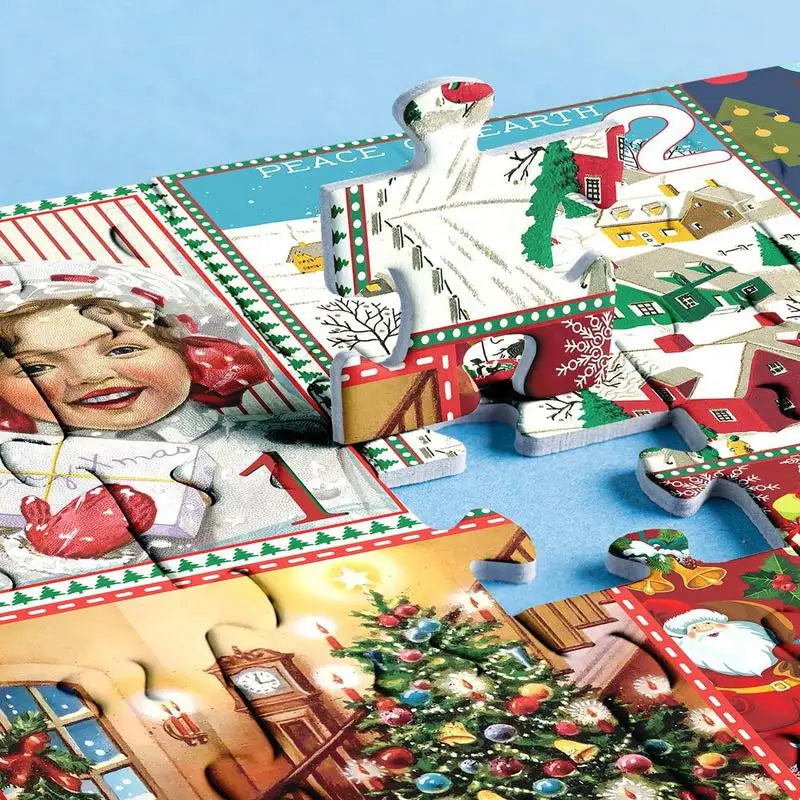 1000+ Piece Christmas Puzzle Countdown Calendar 📅
