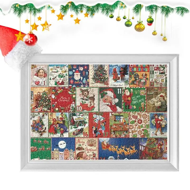 1000+ Piece Christmas Puzzle Countdown Calendar 📅
