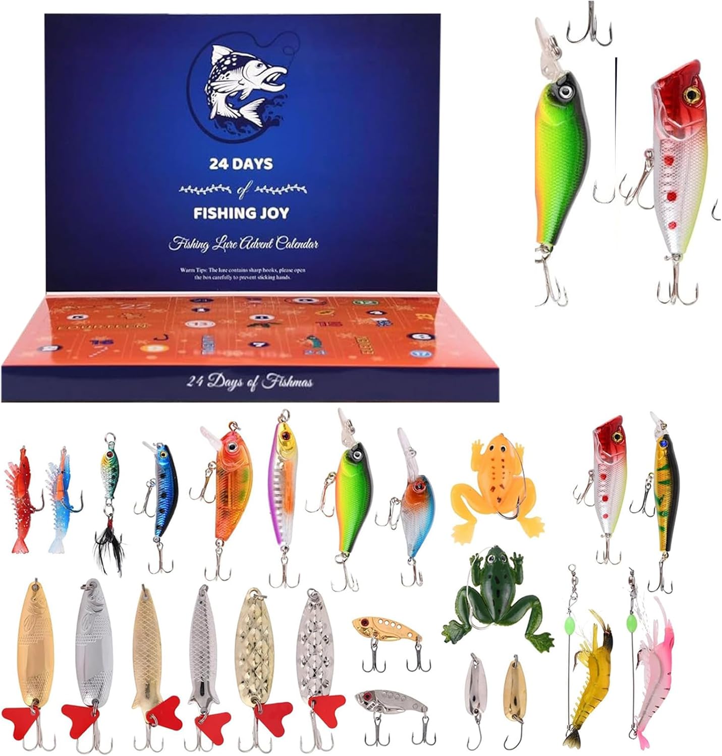 24 Day Angler's Holiday Countdown Calendar