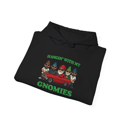 Hangin' With My Gnomies Hoodie — Funny Gnome Christmas Pullover