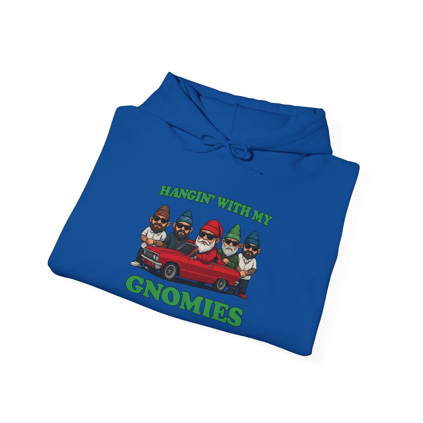 Hangin' With My Gnomies Hoodie — Funny Gnome Christmas Pullover