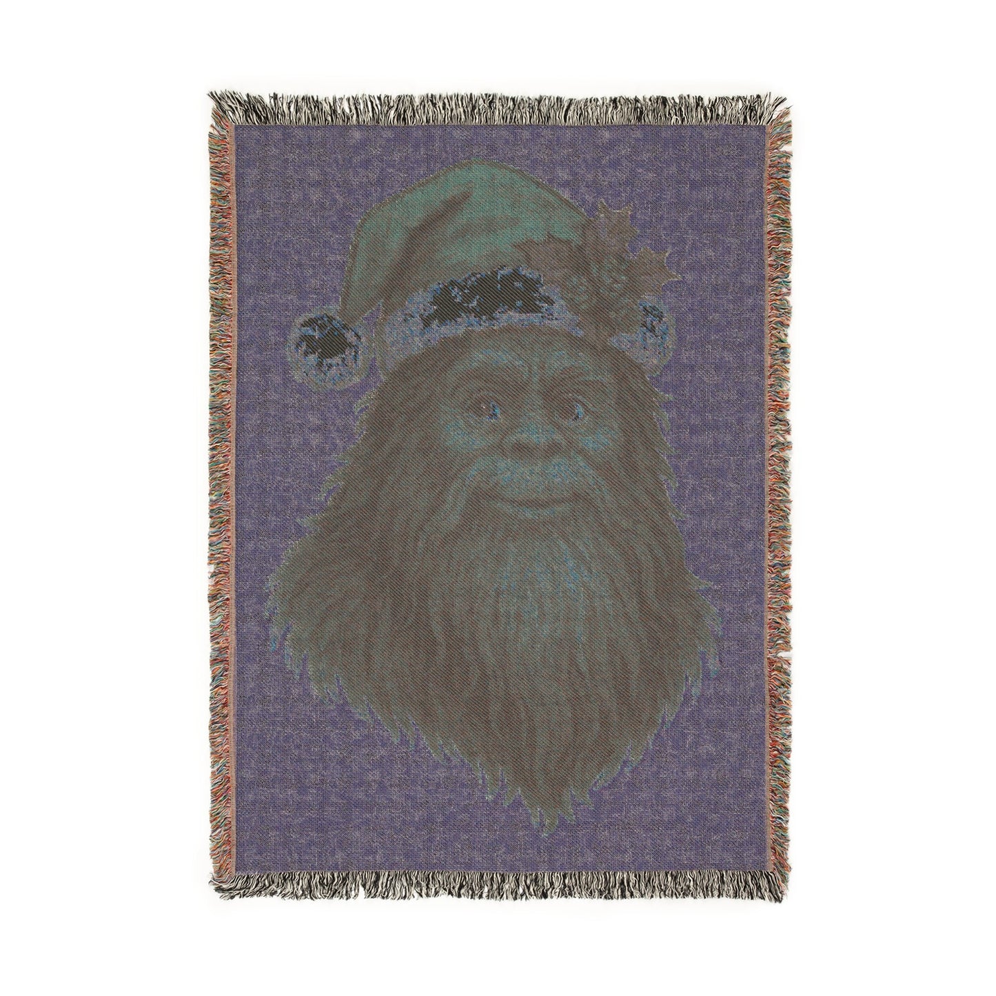 Santa Squatch Woven Blanket — Holiday Inspired Throw