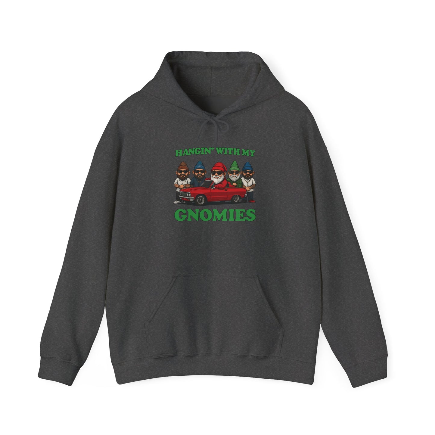 Hangin' With My Gnomies Hoodie — Funny Gnome Christmas Pullover
