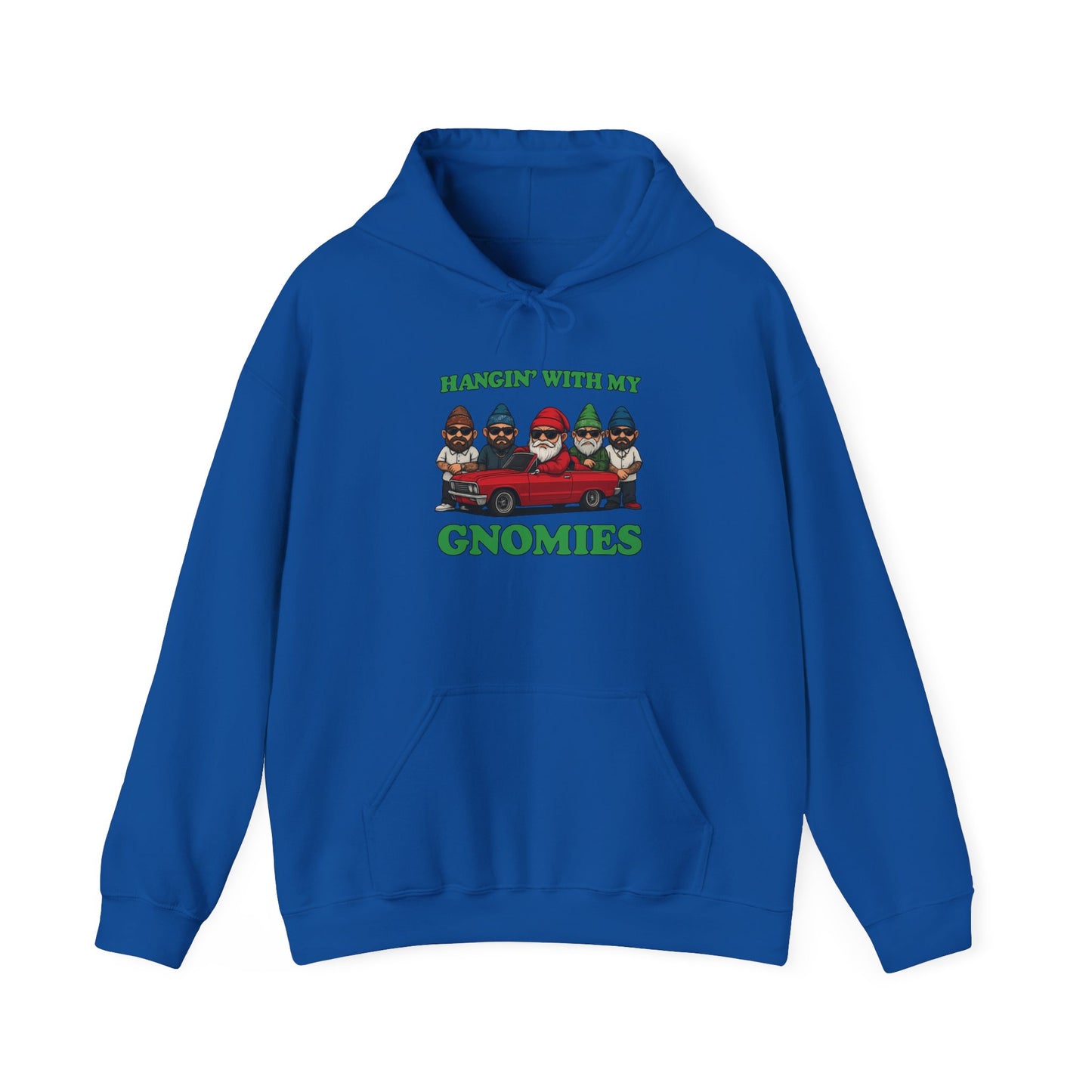 Hangin' With My Gnomies Hoodie — Funny Gnome Christmas Pullover