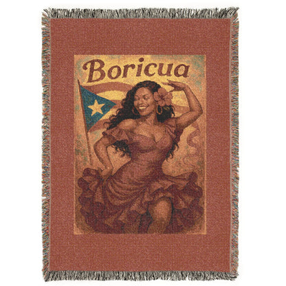 Boricua Woven Blanket