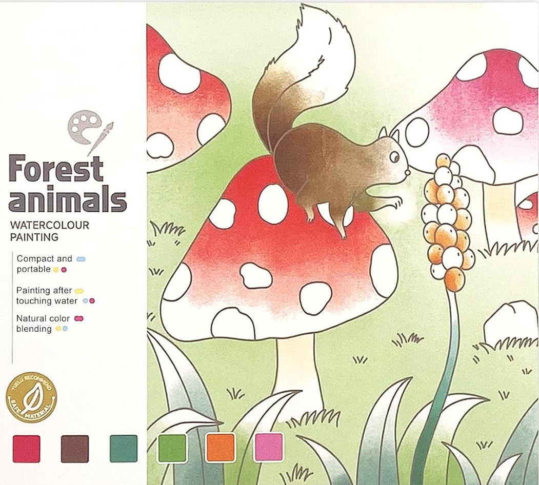 Children's Adventure Watercolor Fun Book