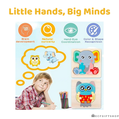 Smart Play Wooden Puzzle Set