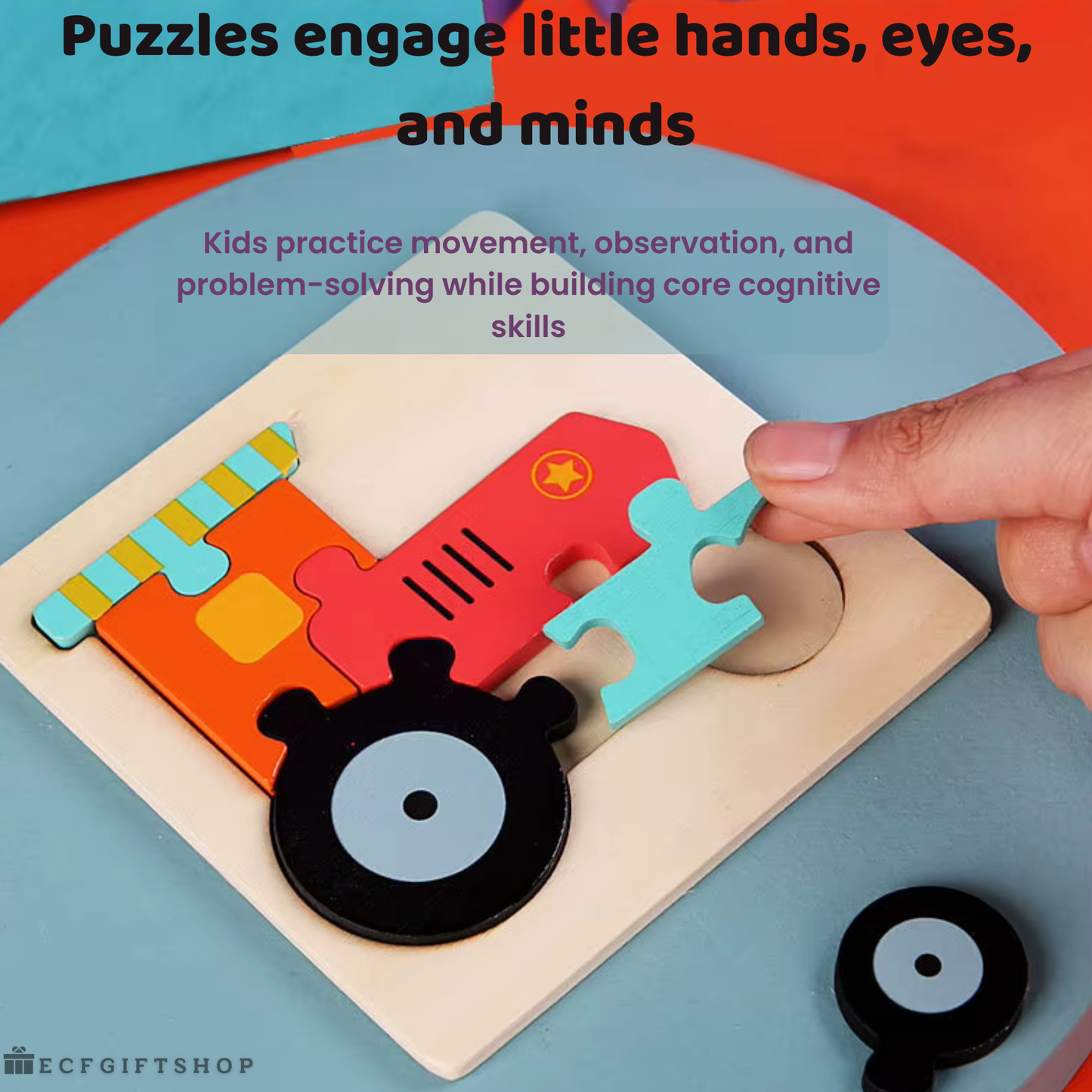 Smart Play Wooden Puzzle Set