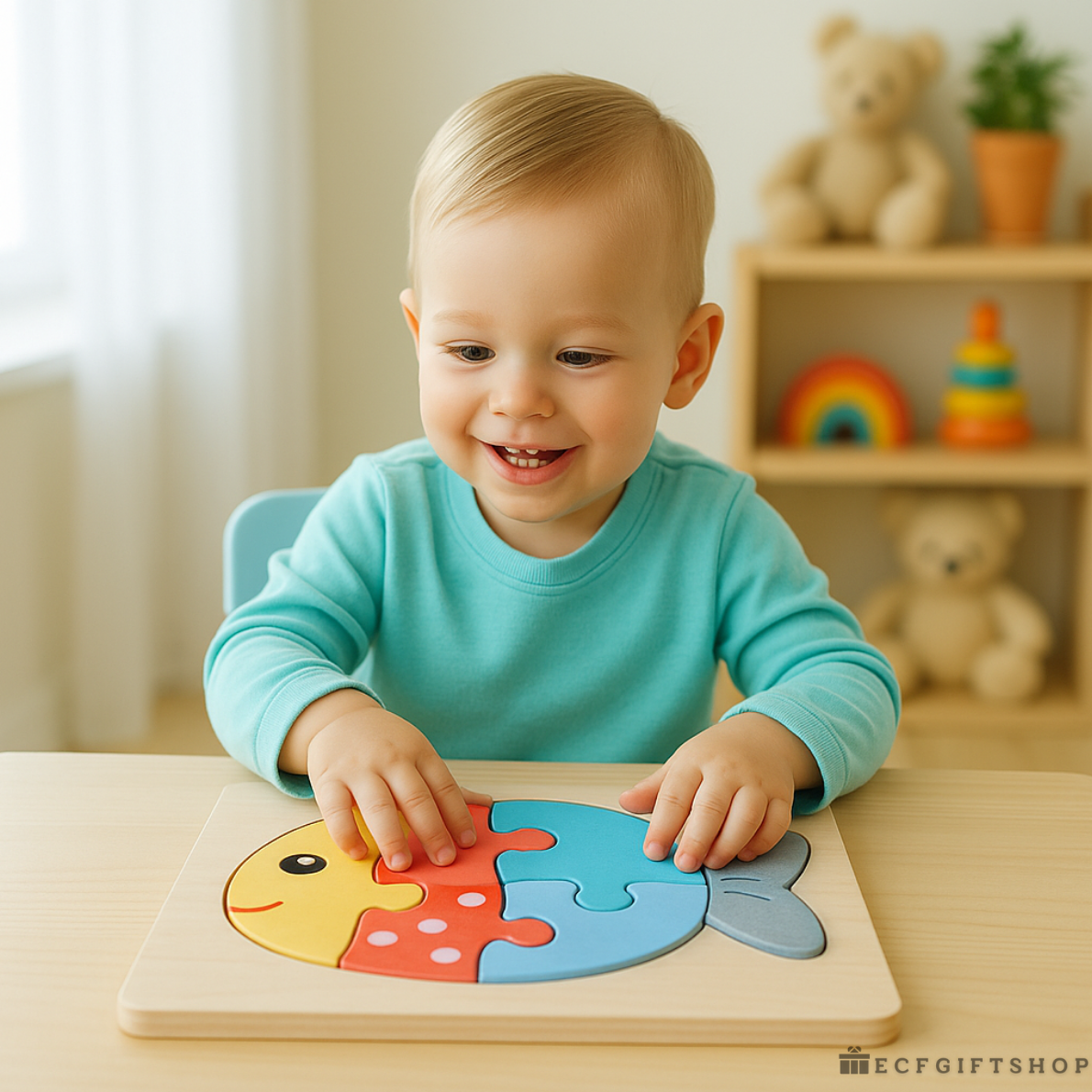 Smart Play Wooden Puzzle Set