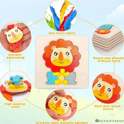 Smart Play Wooden Puzzle Set