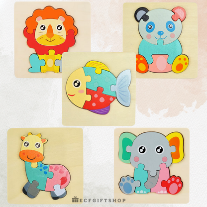 Smart Play Wooden Puzzle Set