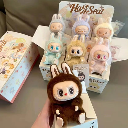 Labubu Have a Seat Edition Collectible Keychain Charm