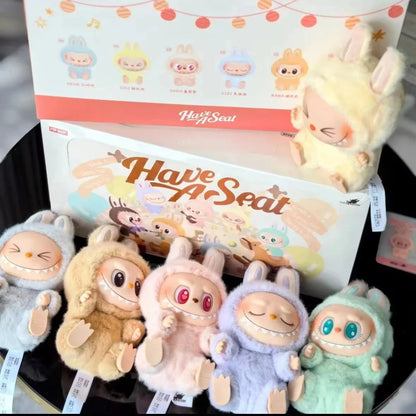 Labubu Have a Seat Edition Collectible Keychain Charm