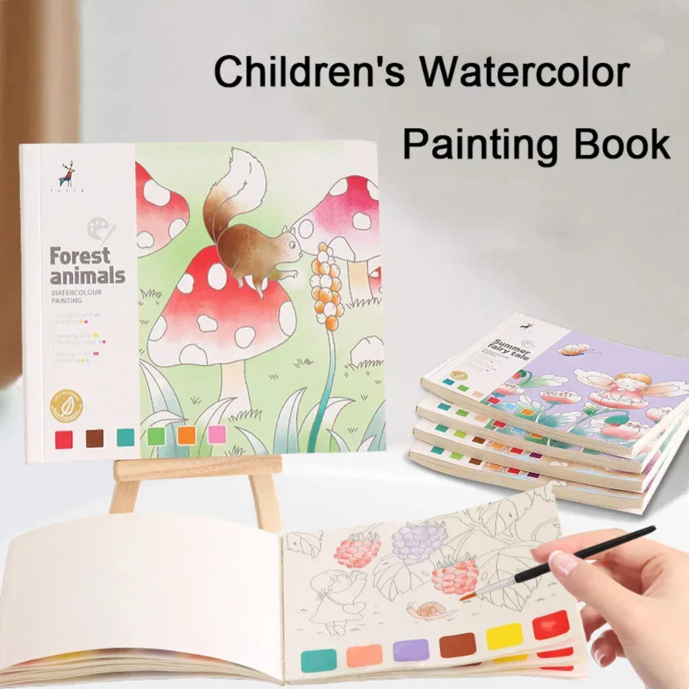 Children's Adventure Watercolor Fun Book