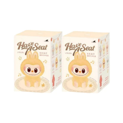Labubu Have a Seat Edition Collectible Keychain Charm