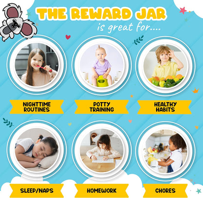 Magnetic Reward Jar for Kids – Encourage Good Habits with Every Star 🌟